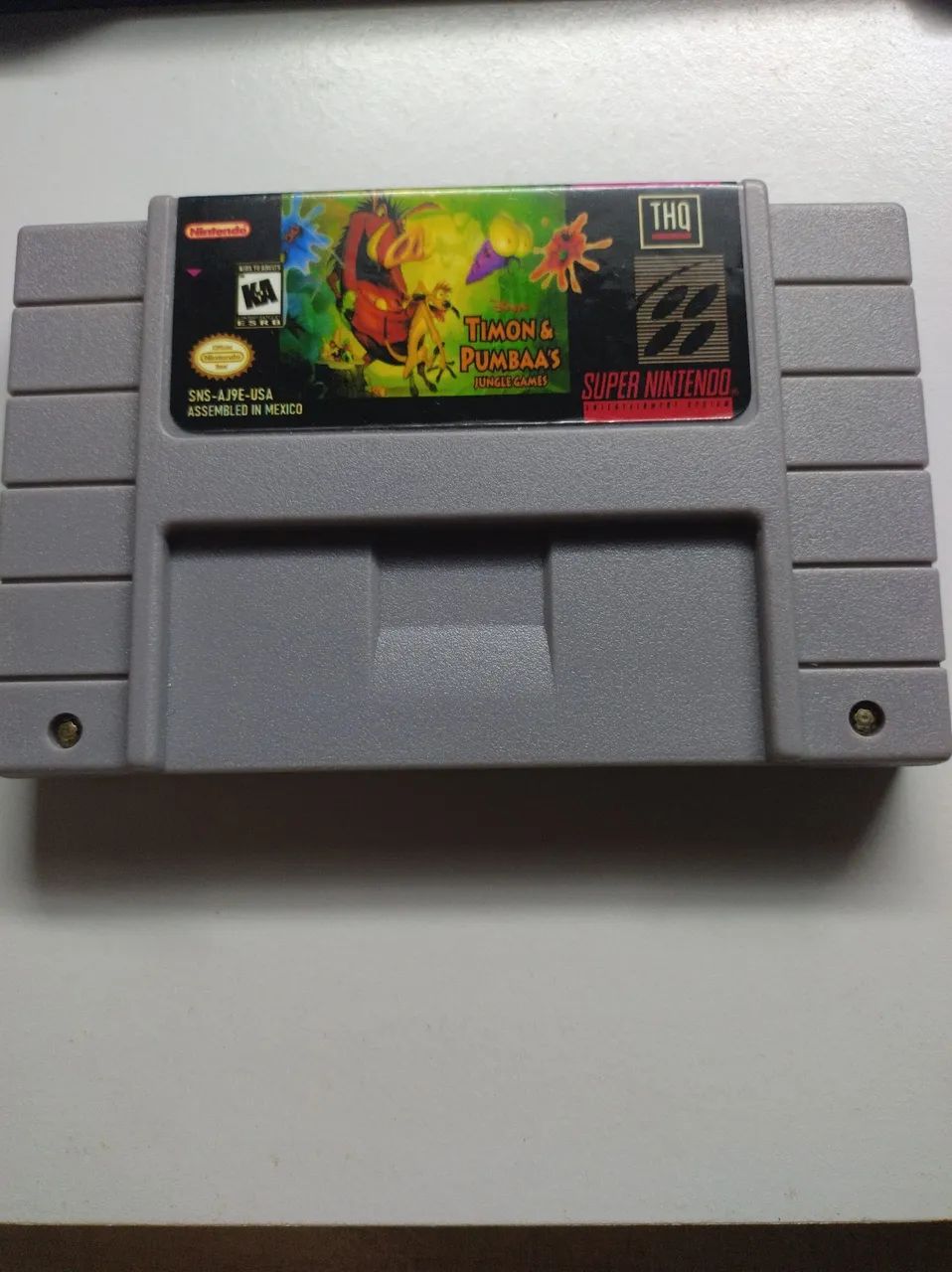 Timão e Pumba para super Nintendo 
