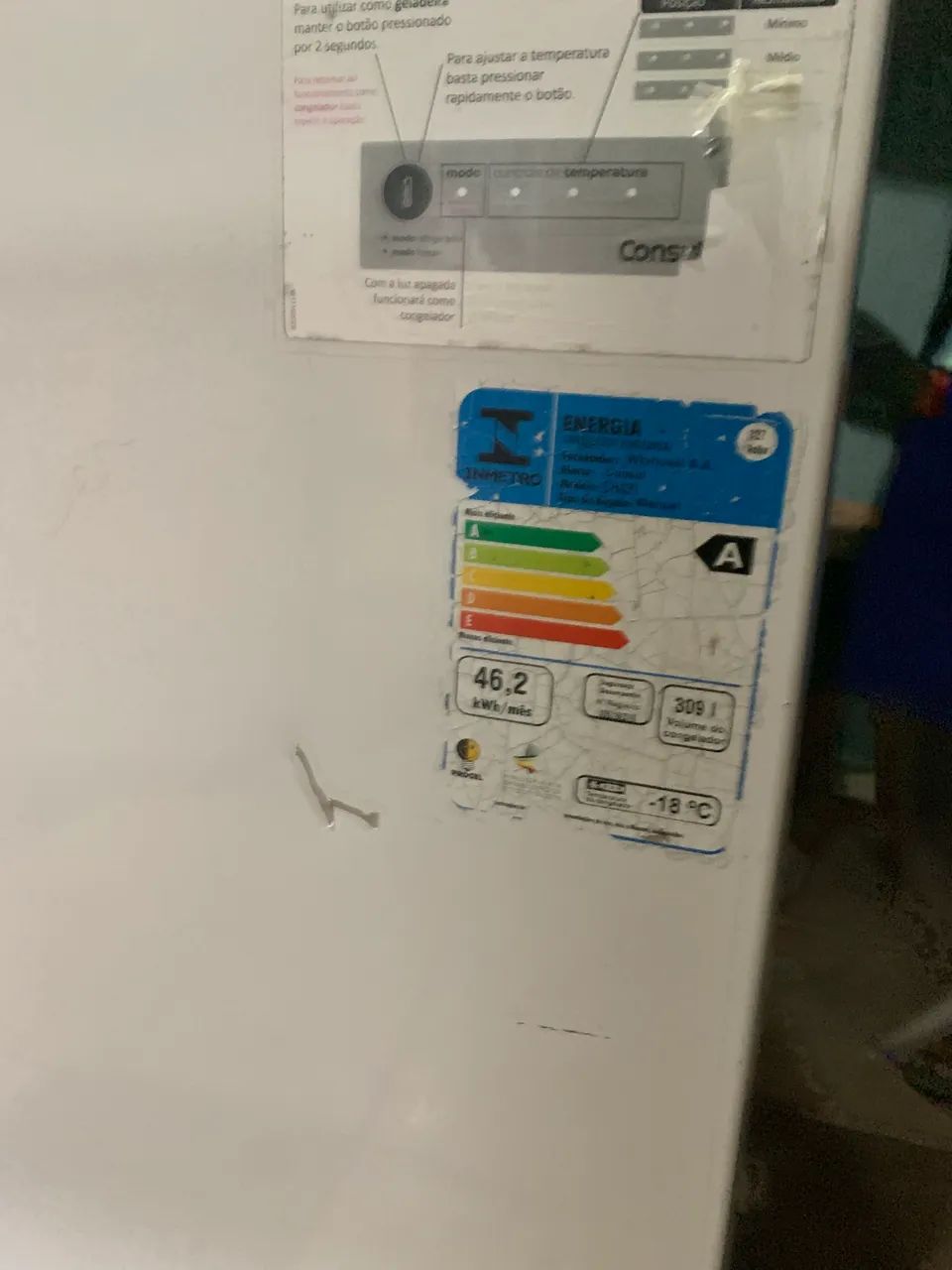 Vendo esse frezer semi novo consul  - Foto 4