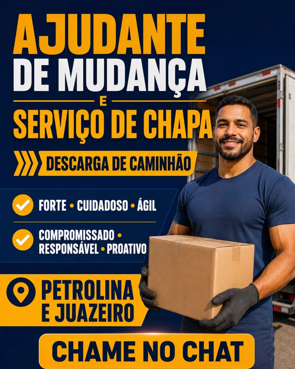 Ajudante de Mudança/Chapa