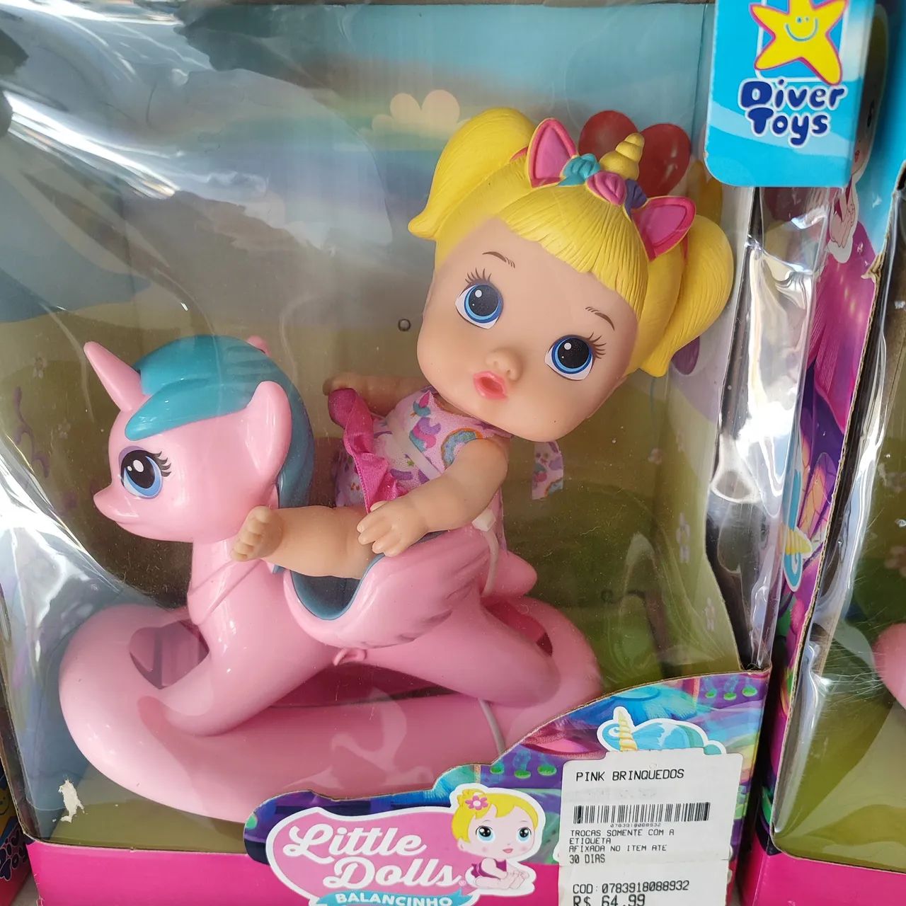 Boneca Litte Dolls Diver Toys - Foto 3