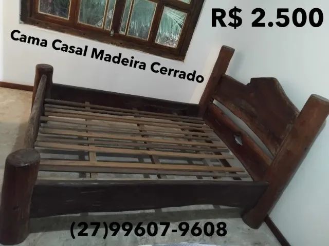 Cama de Casal Madeira do Cerrado