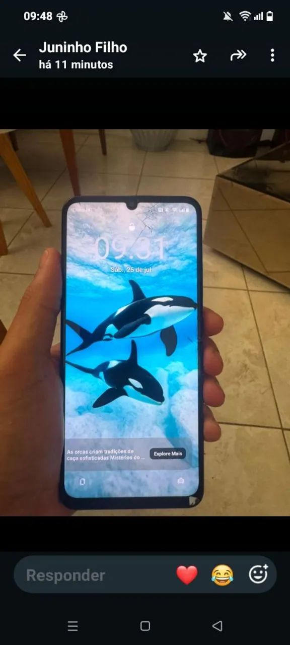 Tem conversa Celular realmente C53 aceito cartão e divido  - Foto 3