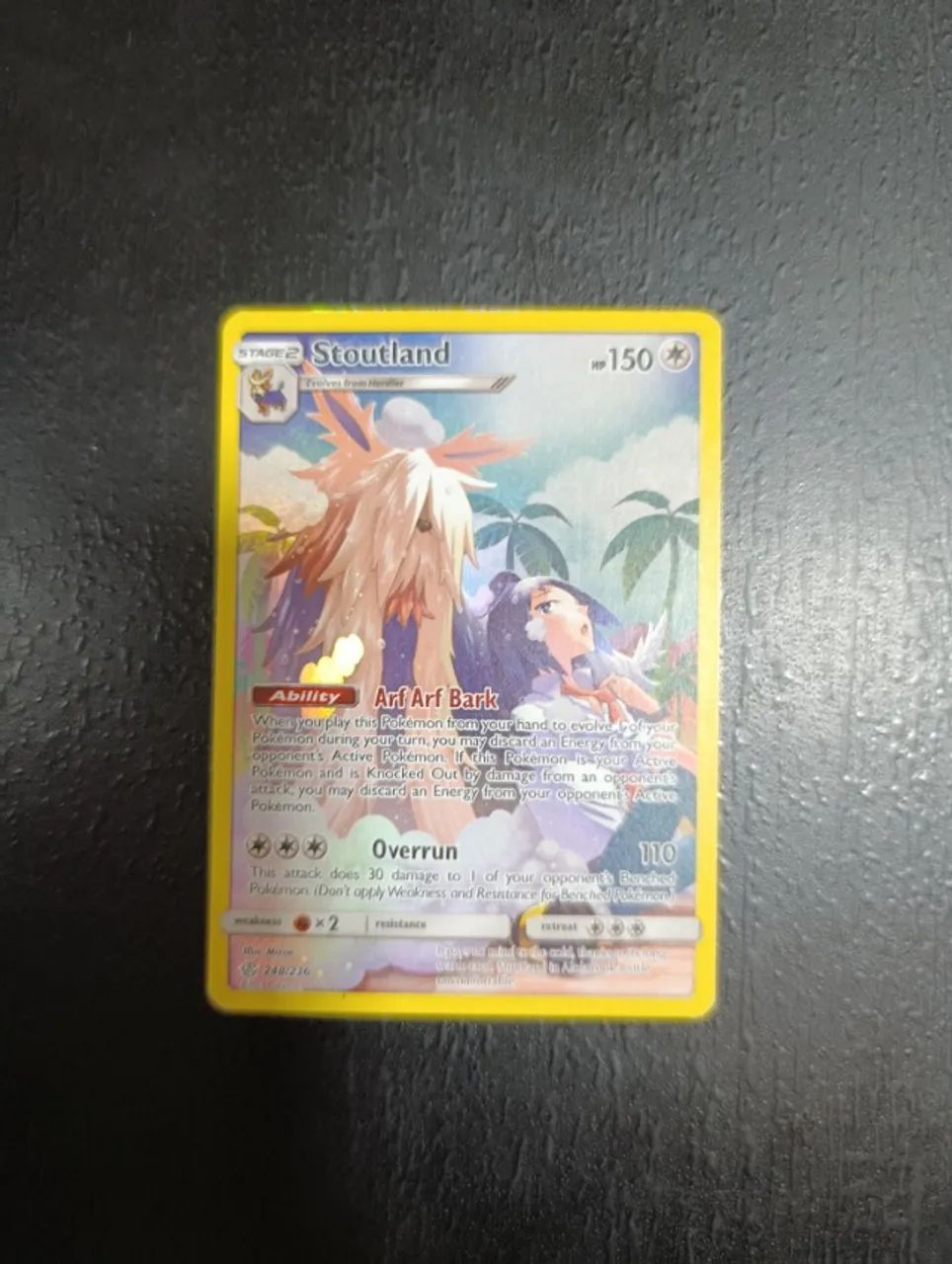 Carta Pokémon Stoutland Foil 