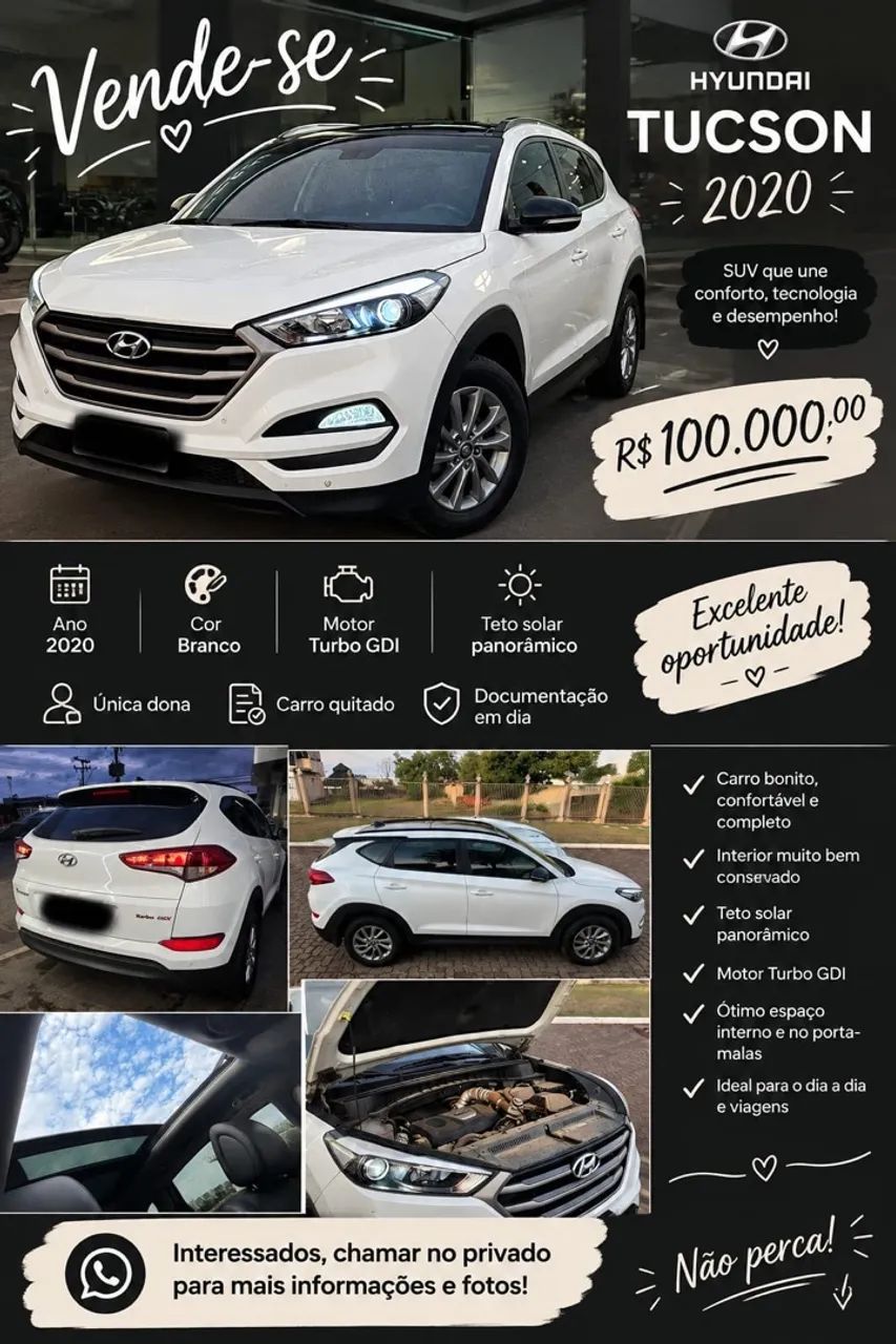 Hyundai Tucson GLS 1.6 TURBO 16V AUT. 2020