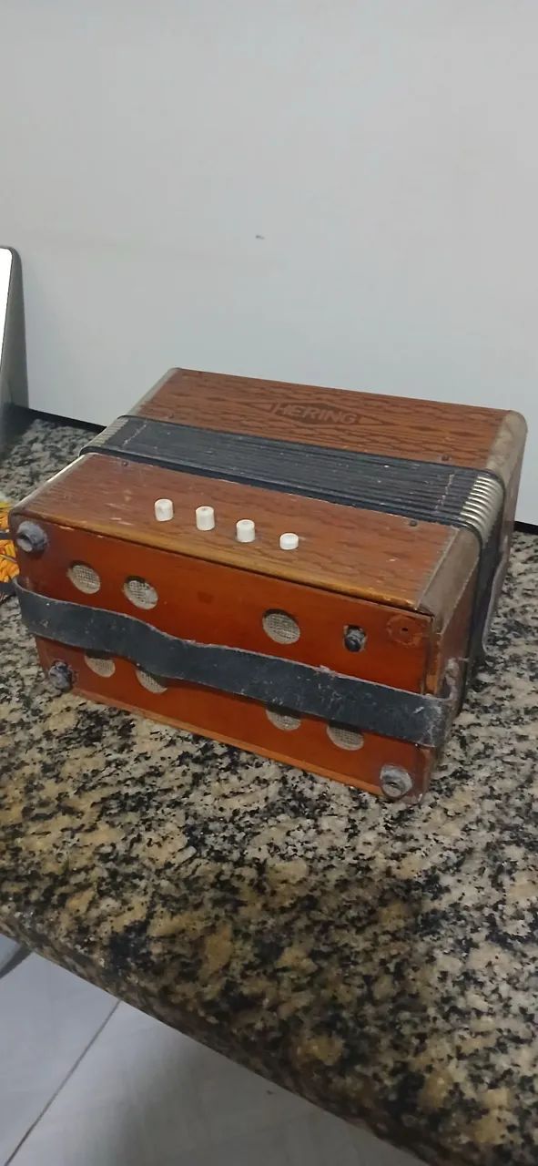 Sanfona Hering (antiga) - Foto 3