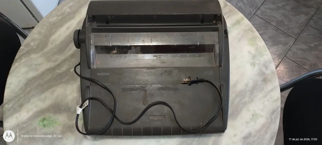 Máquina de escrever brother eletronic typerwritwer