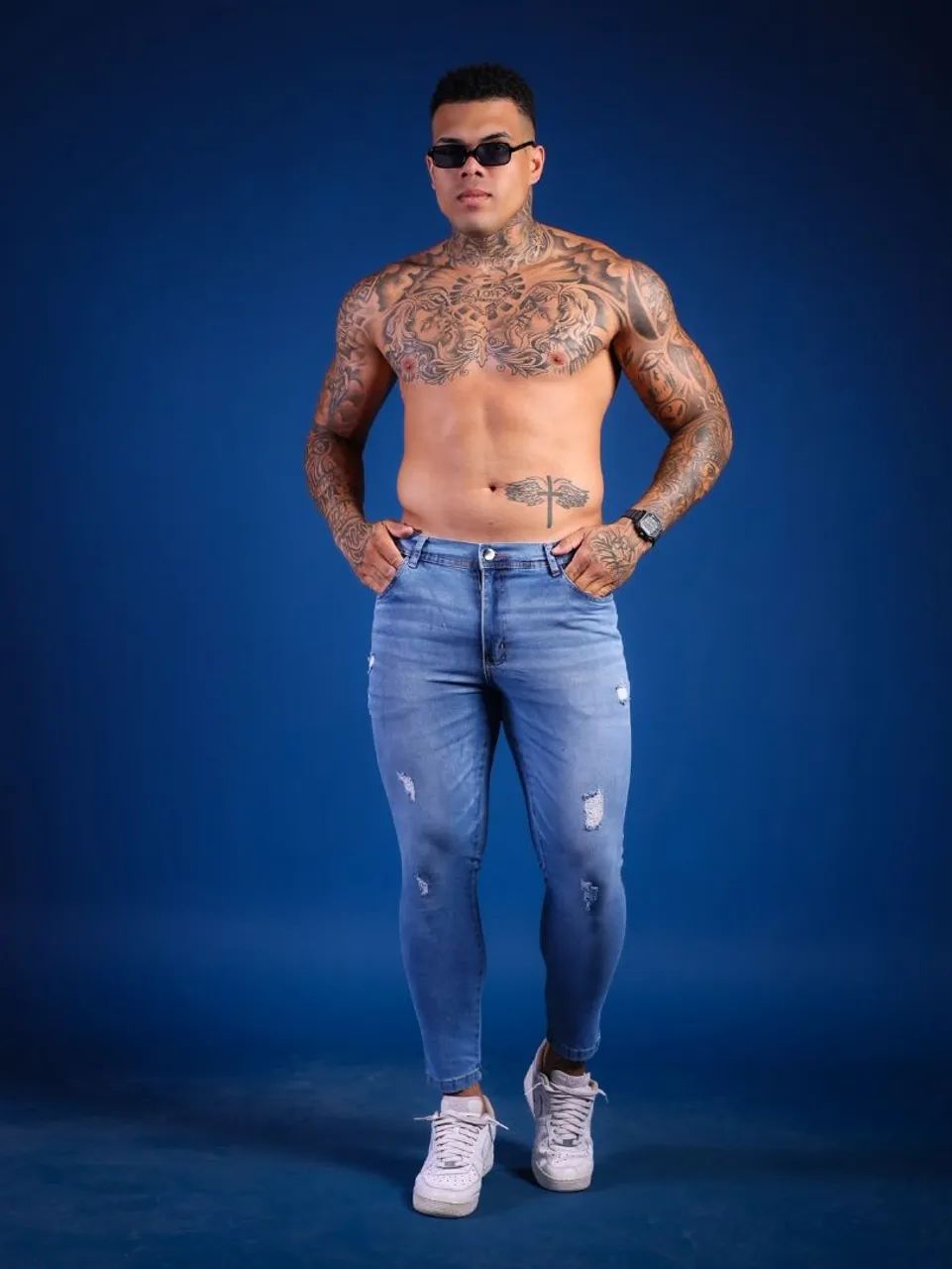 Calça jeans Skinny - Jeans com Elastano  - Foto 2