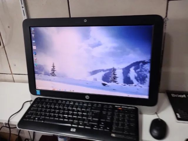 Computador Hp All In One 22-3100br, Intel Core I3 8gb 500gb - Foto 3