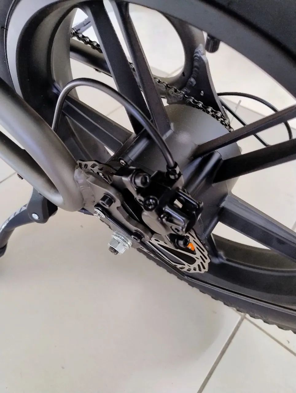 Vendo bicicleta elétrica muito nova! - Foto 5