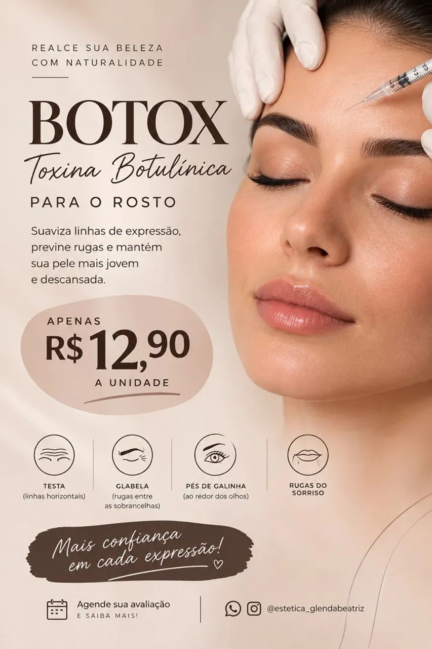 Aplicação de botox 