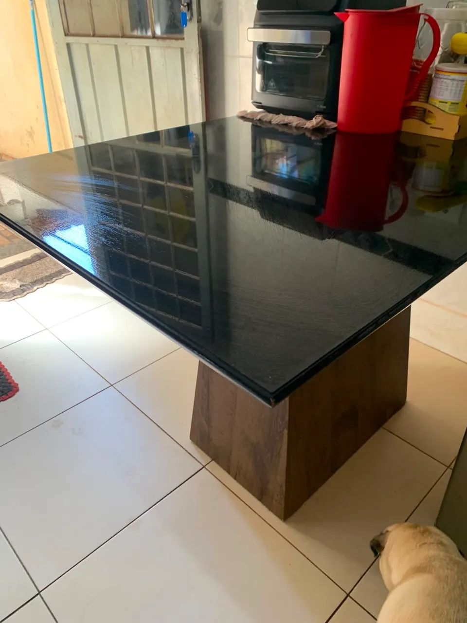 Mesa de Jantar tampo de Vidro - Foto 3