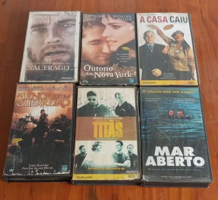 Fitas VHS filmes Dubladas 