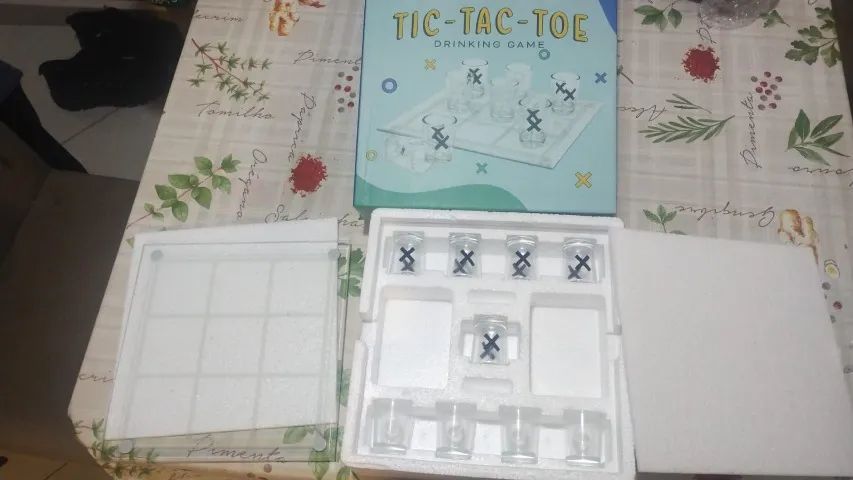 Tabuleiro de vidro Jogo da velha - Foto 3