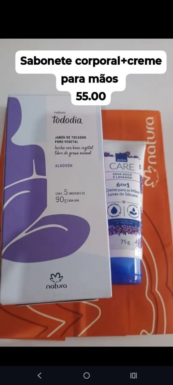Kit pronta entrega Avon e natura 