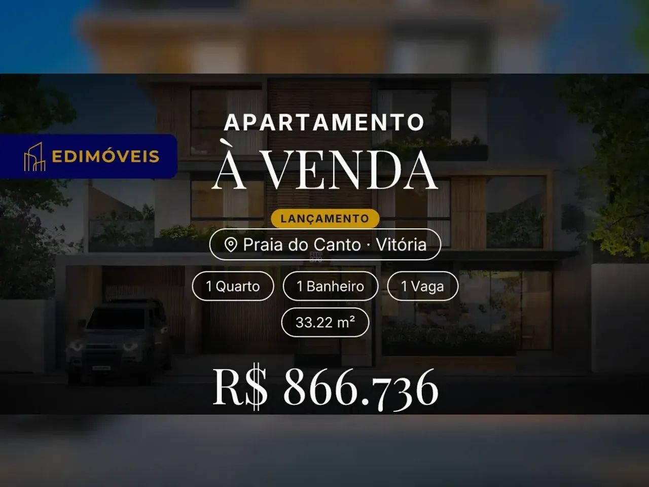 Praia do Canto: Apartamento 1 Quarto com Segurança e Conforto