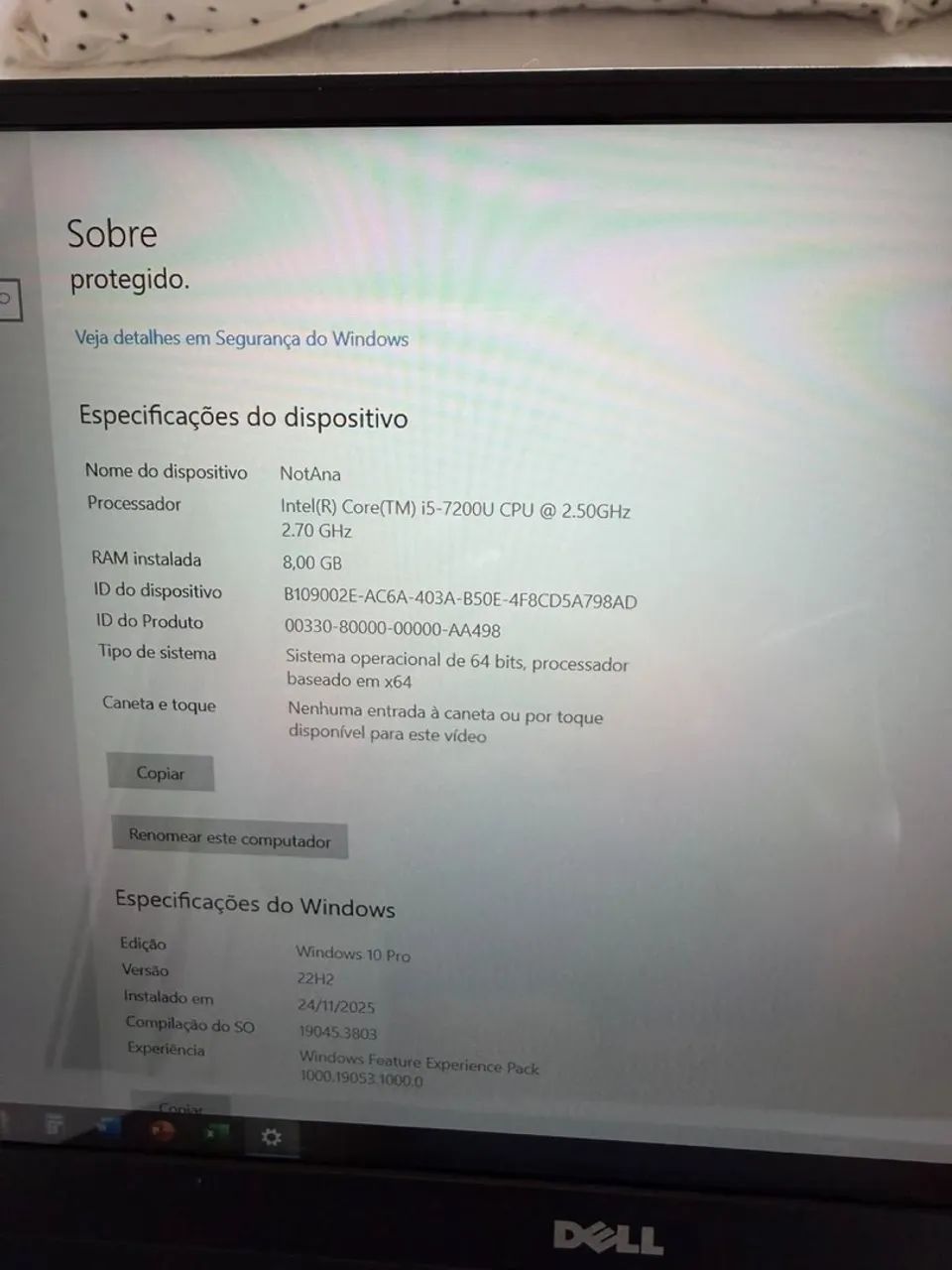 Notebook Dell inspiron 14