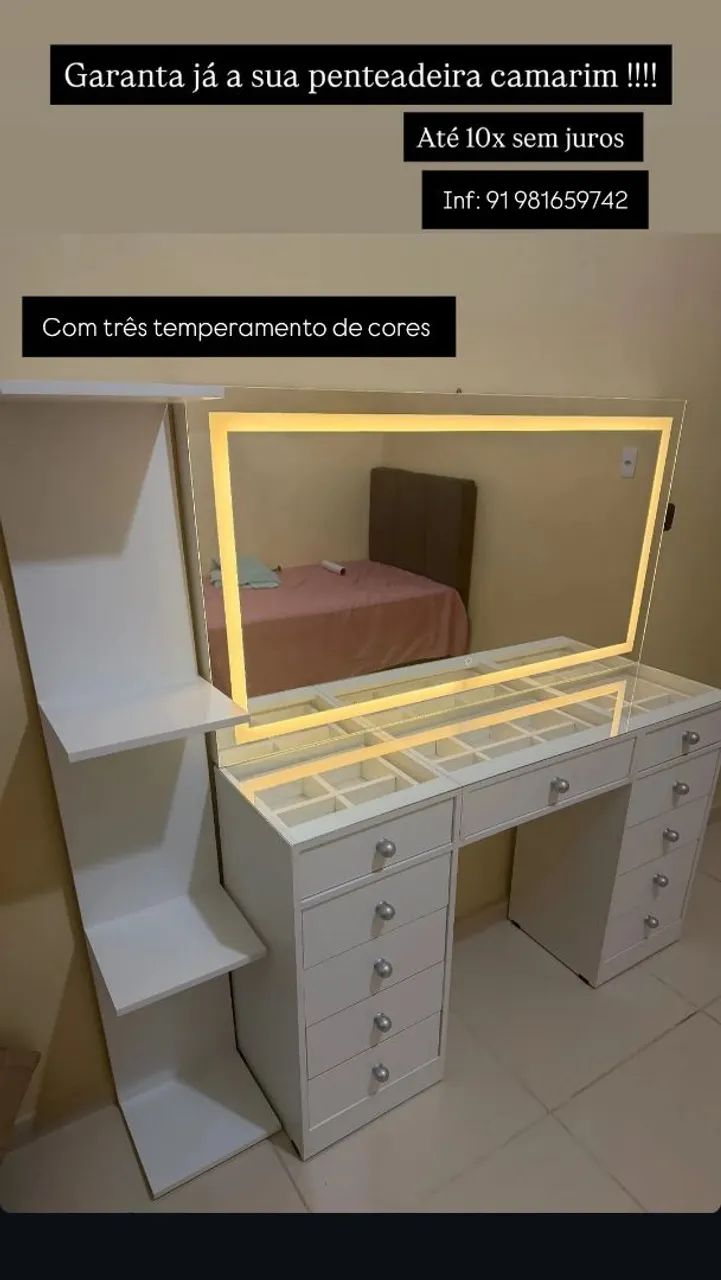 Penteadeira camarim. Jateada com valores acima de 600,00 - Foto 2