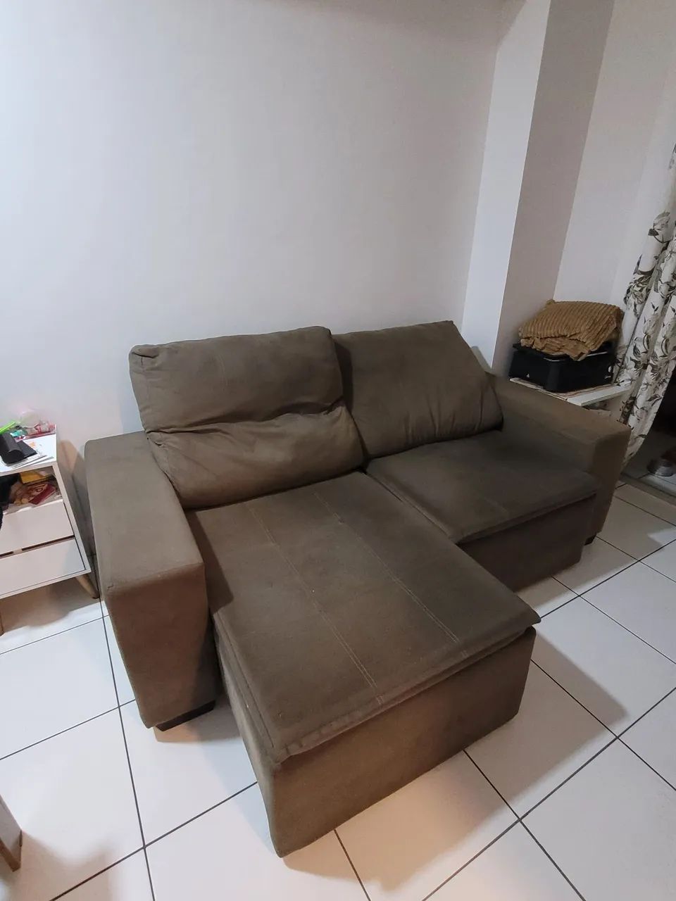 Sofá Retrátil e Reclinável - Excelente Estado<br> - Foto 2