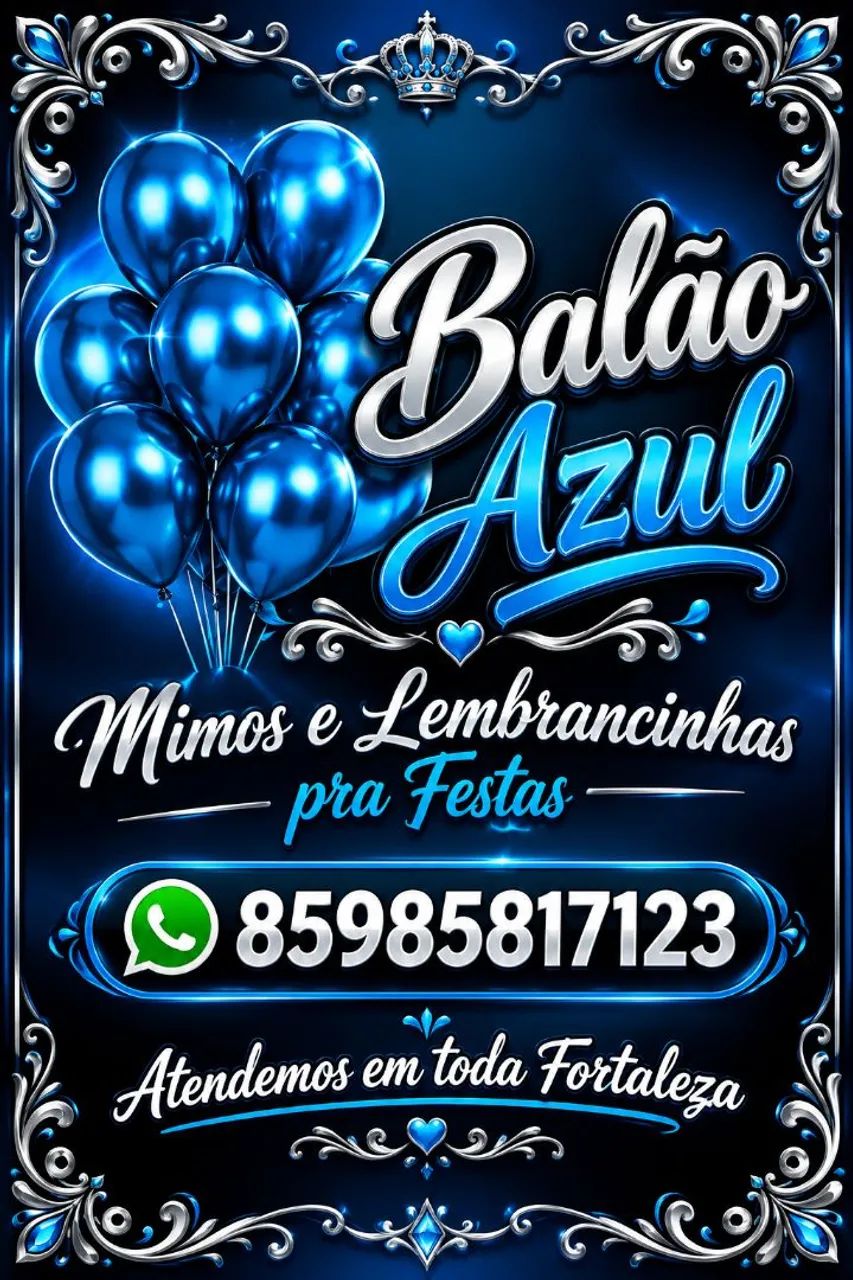 Balão Azul mimos e lembrancinhas