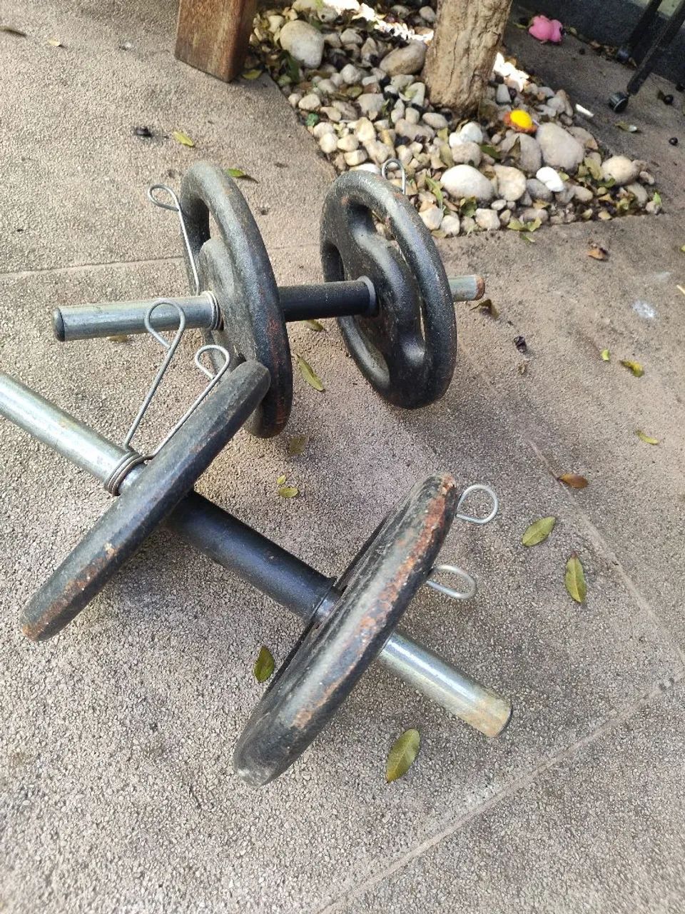 Kit Anilha e Halteres para musculação  - Foto 3