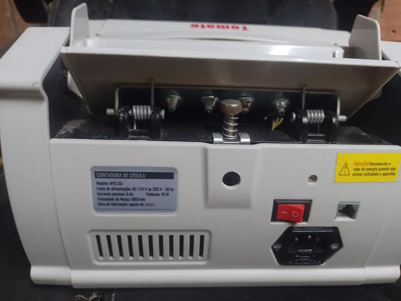 Máquina de contar dinheiro funcionando perfeitamente  - Foto 4
