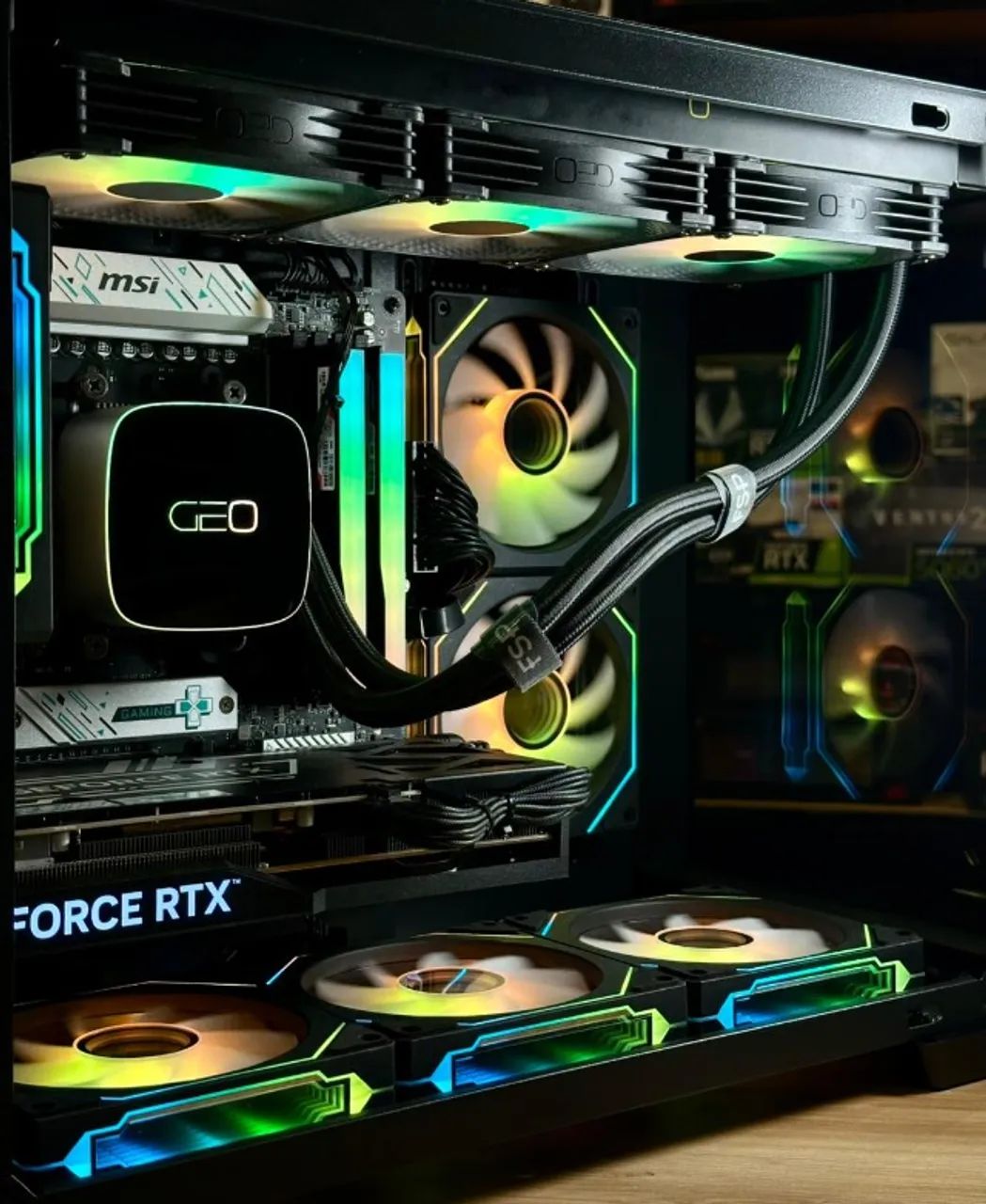 (LOJA FÍSICA) Pc gamer Ryzen 7 7800x3D + Rtx 5060ti DDR5, 32GB  - Foto 2