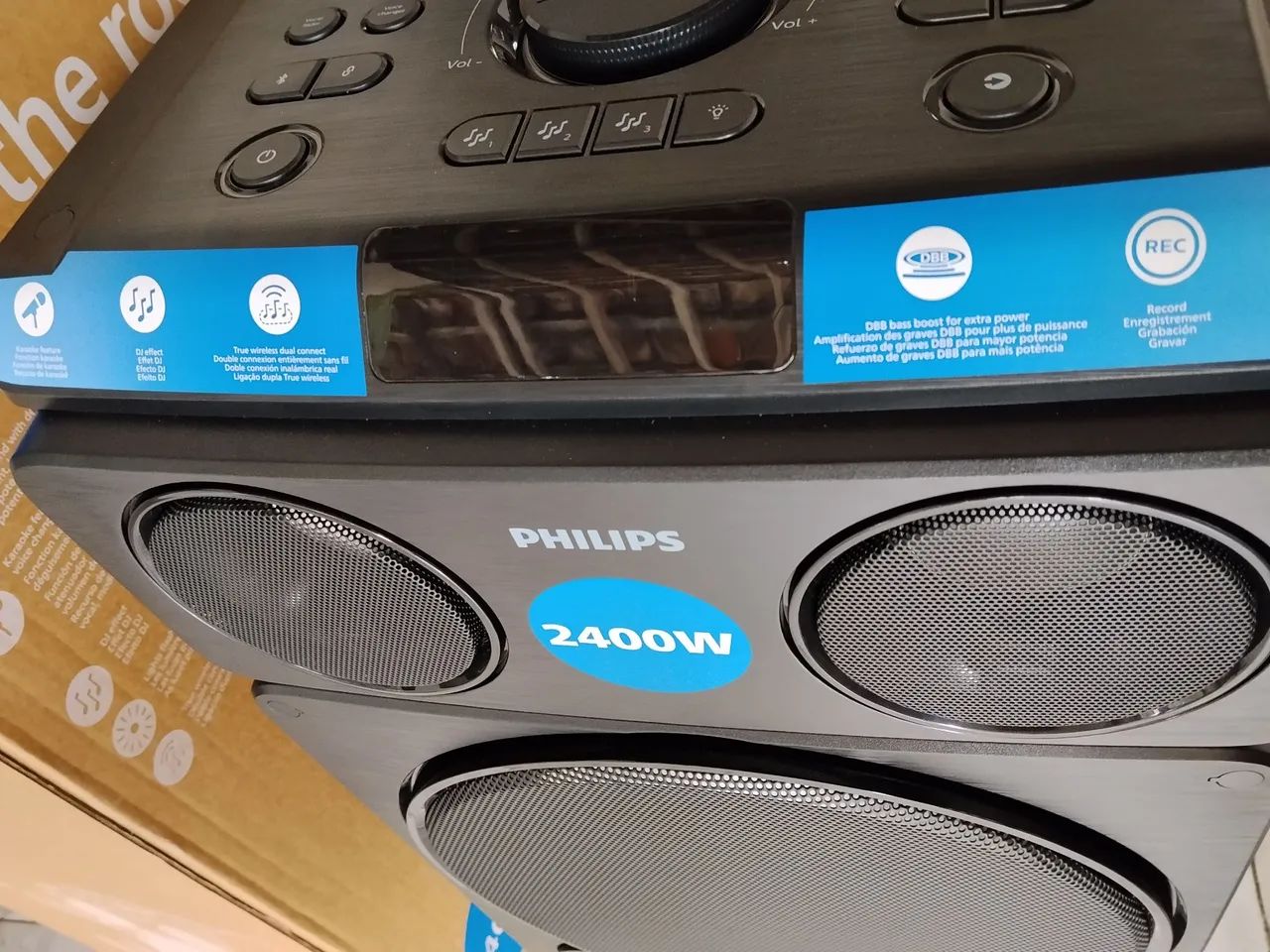 Caixa de som Philips 2.400w - Foto 4