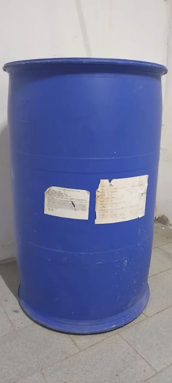 Tonel / Tambor de Plástico Azul 200 Litros - Resistente e Multiuso