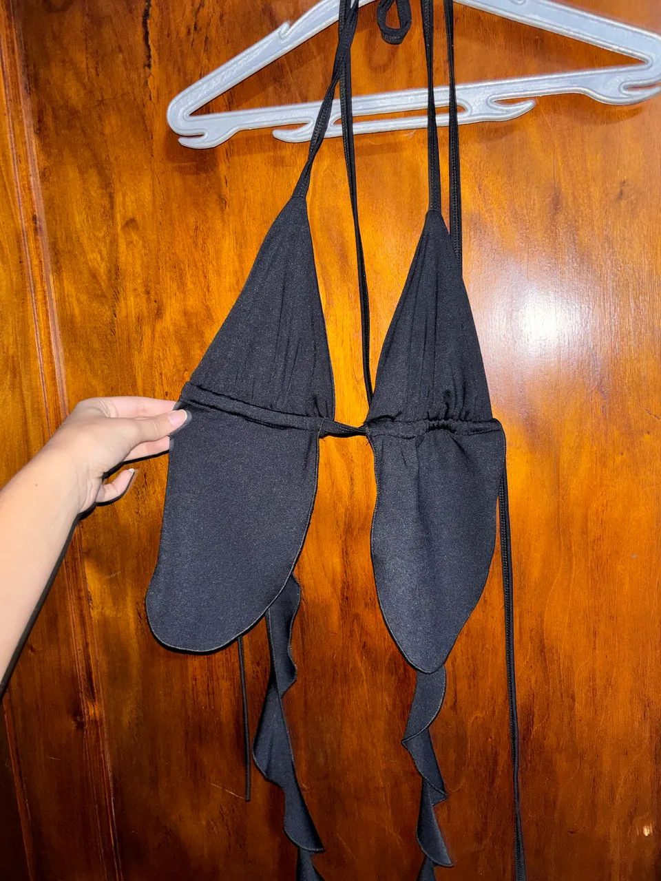 cropped com babado