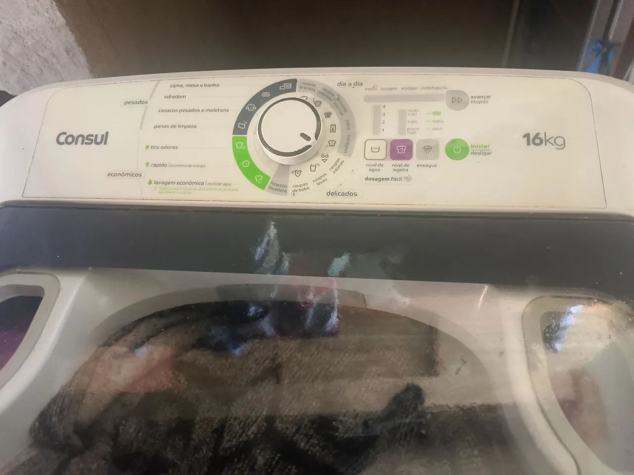 Máquina de lavar roupa usada com defeito  - Foto 2