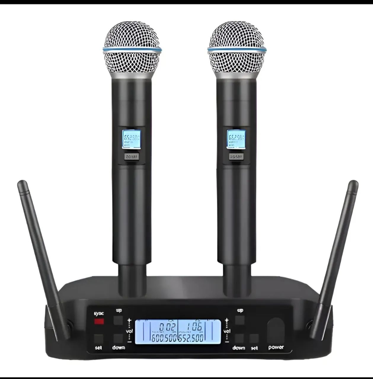 Microfone shure s/fio duplo