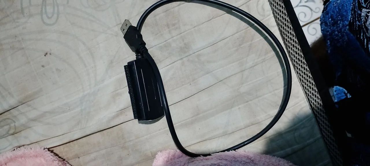 Cabo para hd USB sata. Perfeito.