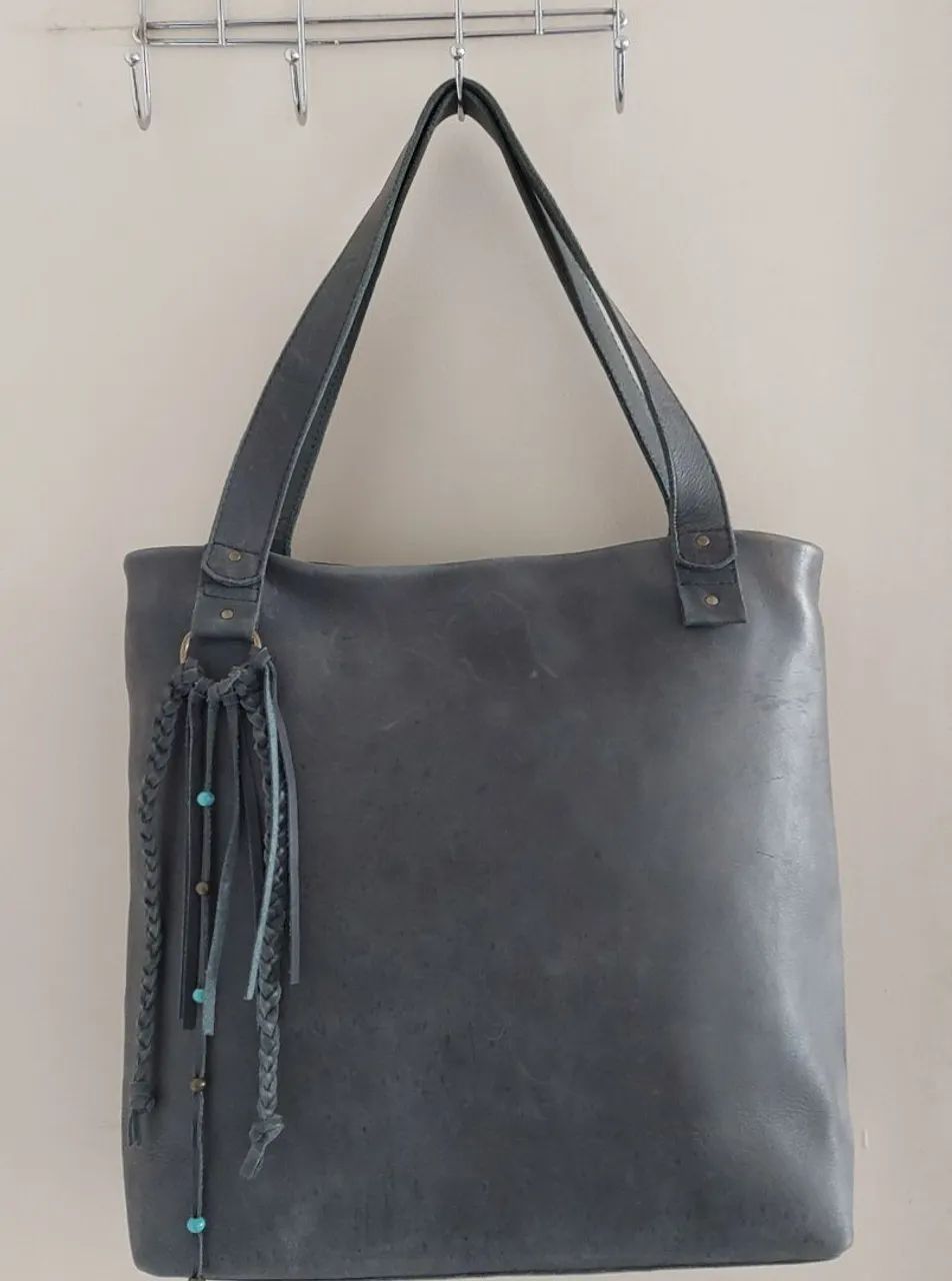 Bolsa couro tiracolo Via Mia