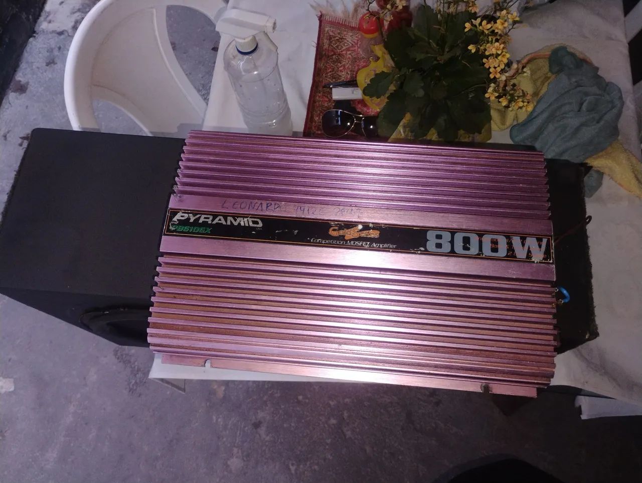 Caixa de grave auto falante 12 com módulo de 800 funcionando perfeitamente  - Foto 4
