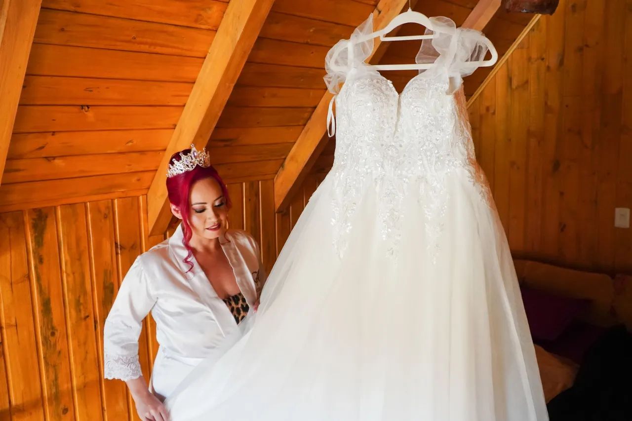 Vestido de noiva 42/44 - Foto 5