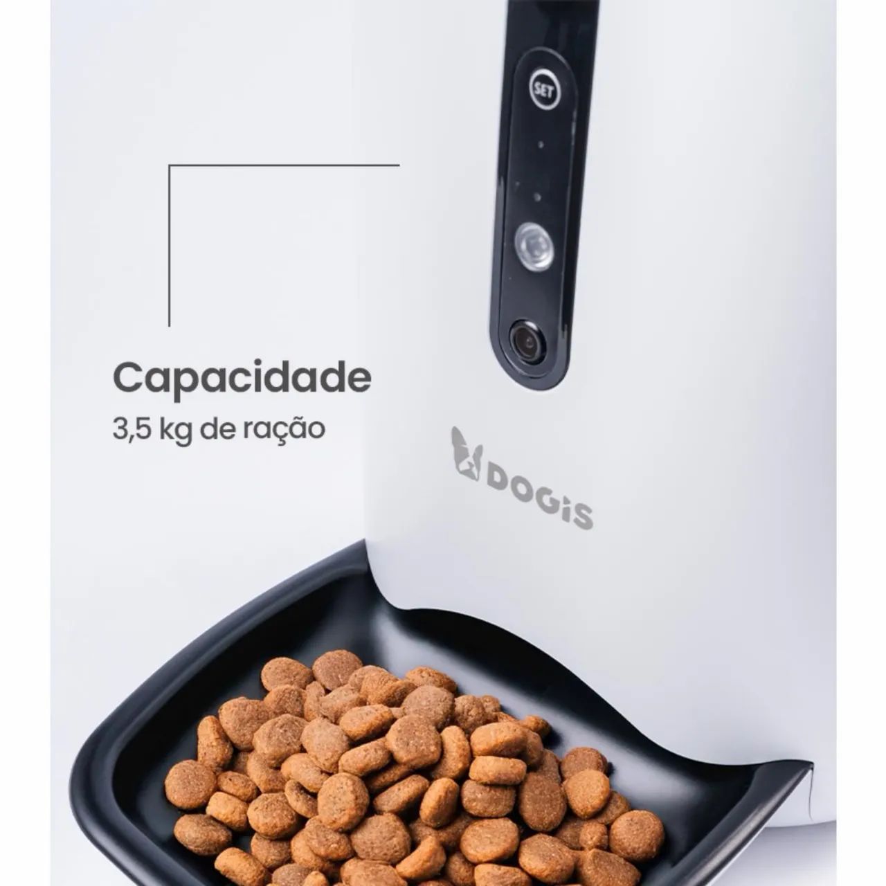 Alimentador Dogis Tech: com Câmera e Wi-fi - Foto 3