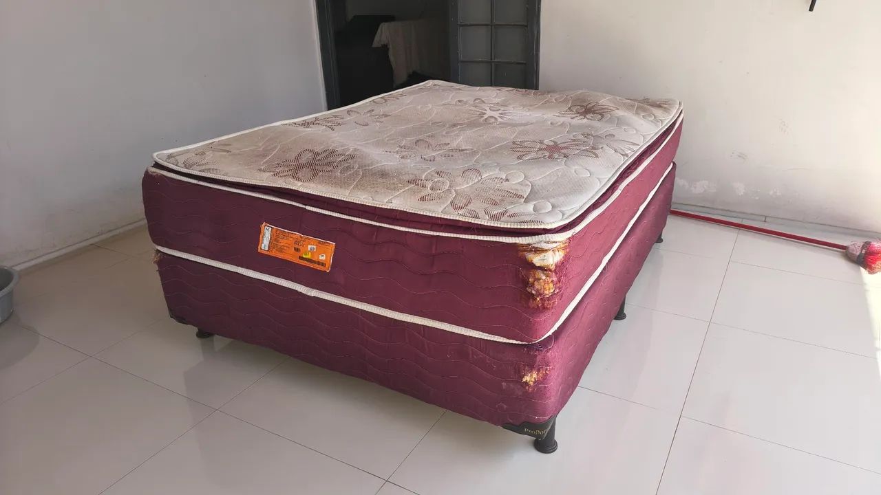 Cama box de Casal com molas ensacadas  - Foto 4