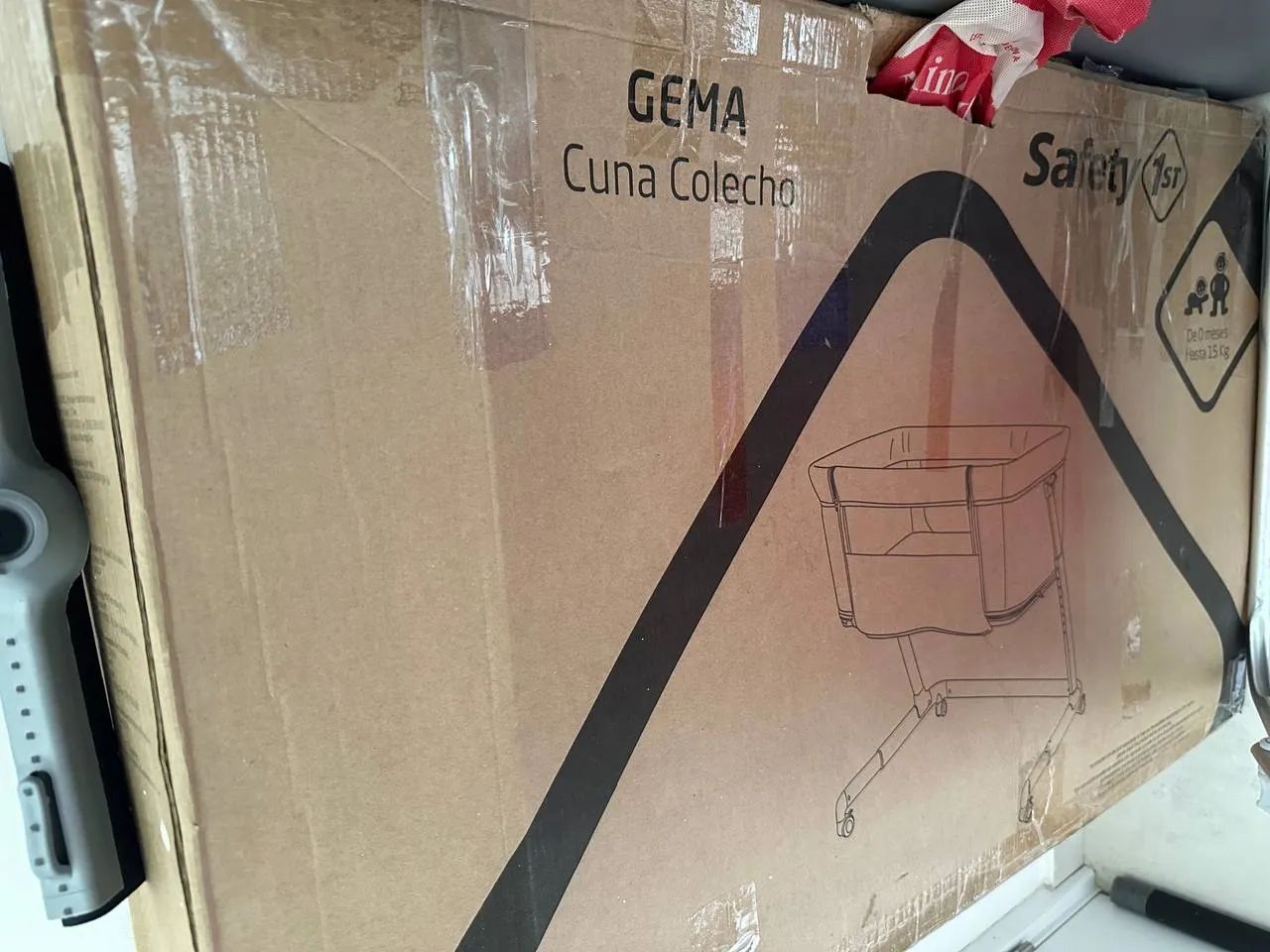 Berço Co-bed Safety 1st Gema - regulável - ótimo estado - Foto 4