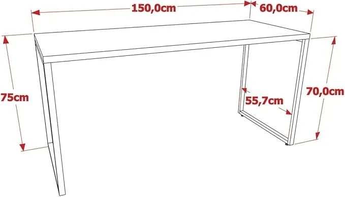 Mesa de escrivania industrial - Foto 4