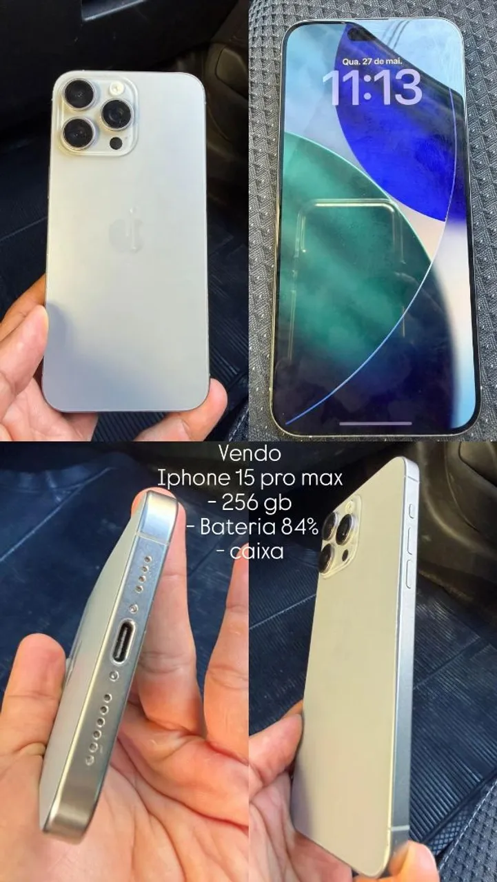 Iphone 15 pro max - 512gb - Celulares e Smartphones - Jabotiana