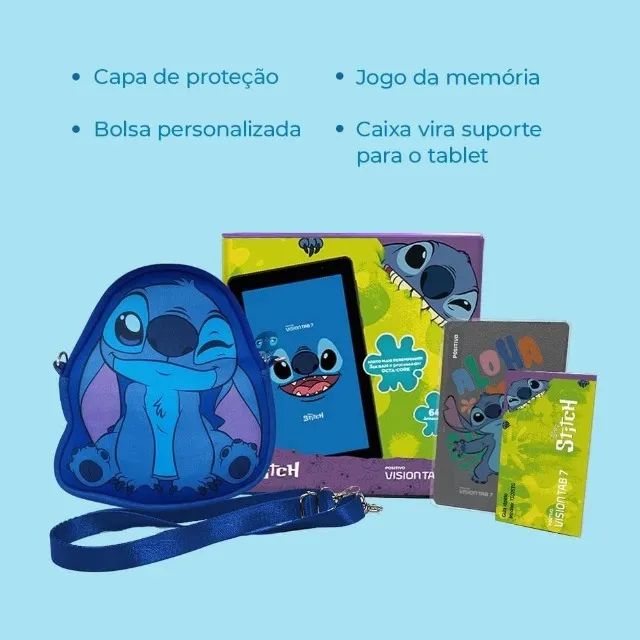 Promoção Shopee! Tablet Vision TAB 7 Stitch - Octa-Core, Android 14 Go, Wi-Fi IPS - Foto 2