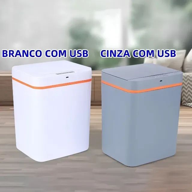 Lixeira Automática  - branca