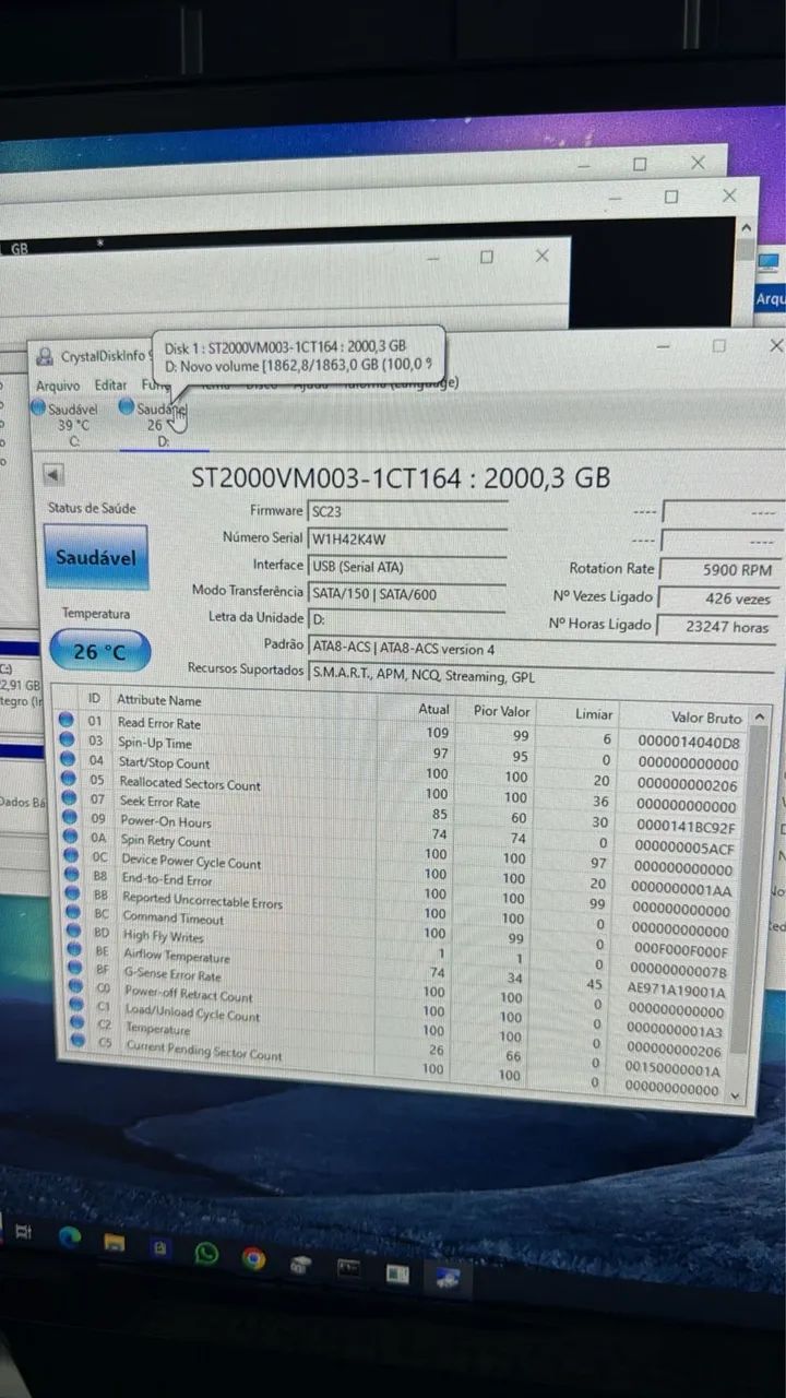 HDD 2TB VÍDEO428513461860444161