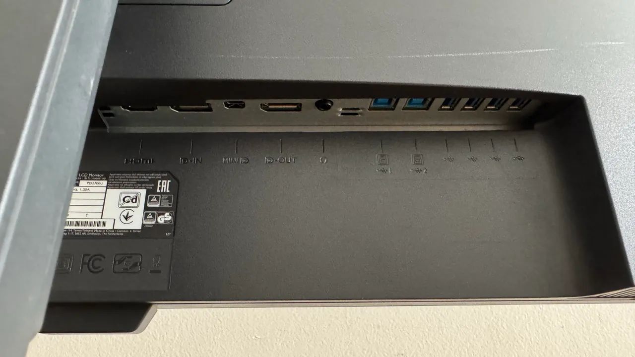 Monitor BenQ PD2700U - 27 polegadas resolução 4K e painel IPS.  - Foto 3