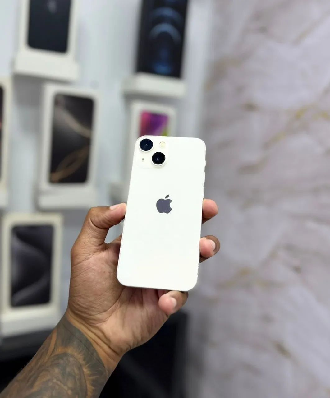 IPHONE 13 MINI 128GB<br>R$ 1.799,00 BRANCO