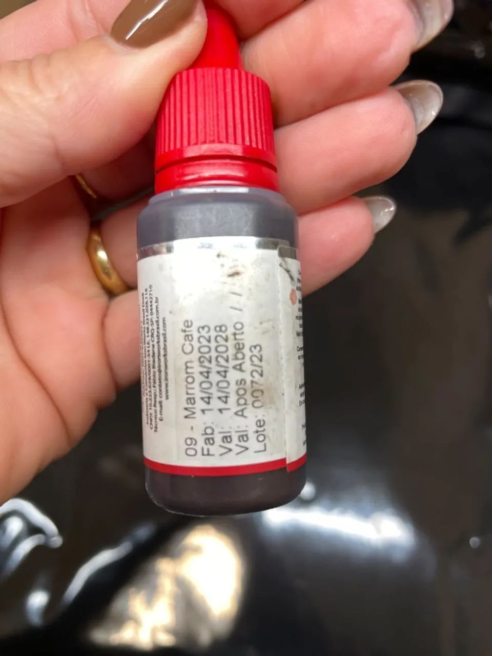 Pigmento Iron Works 15ml Marrom Café - Foto 2
