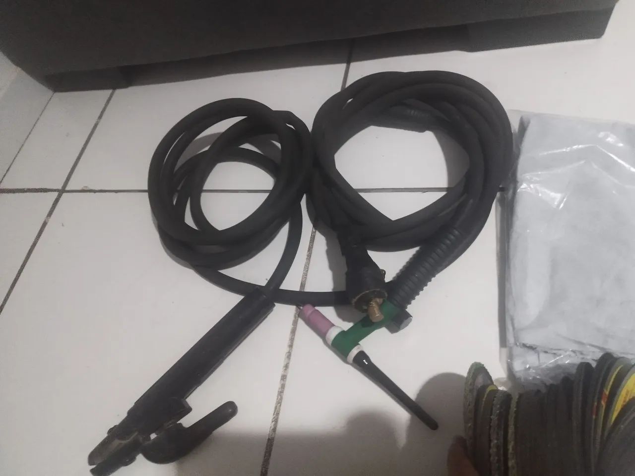 Tocha TIG e rabicho de eletrodo 