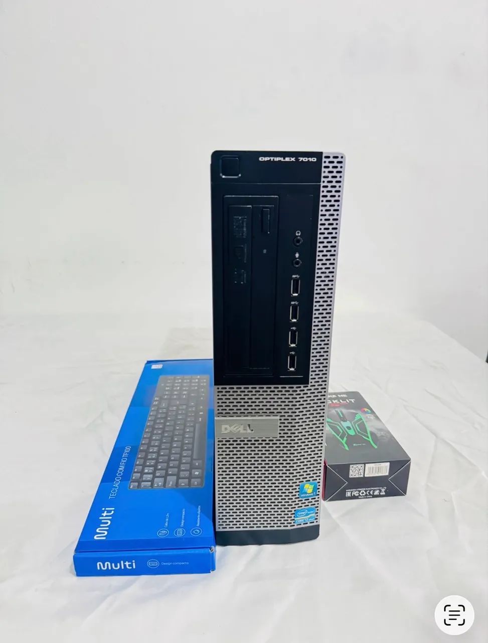 CPU Dell i7 Windows 11 SSD Wi-Fi 8 gb teclado mouse - Computadores
