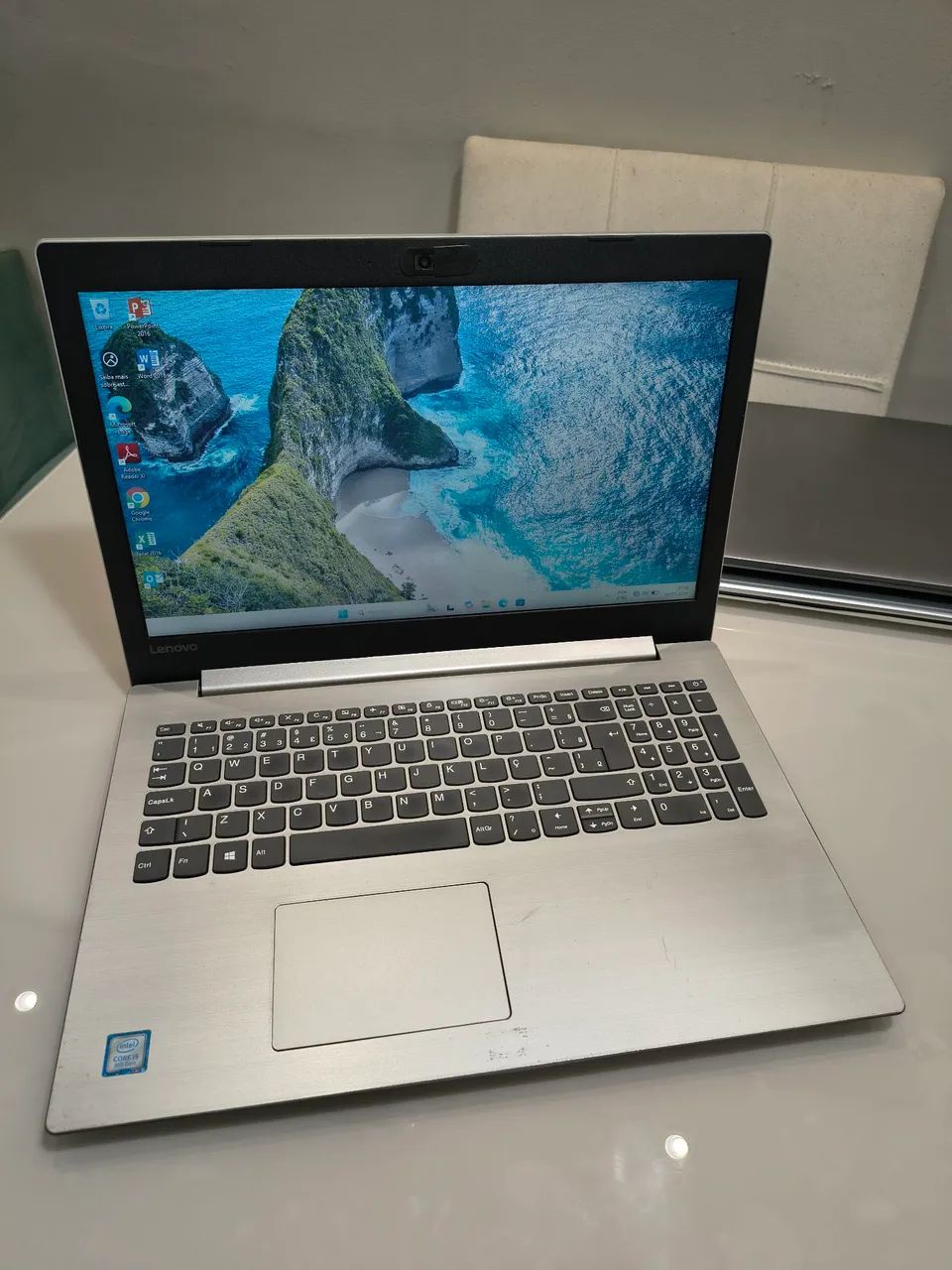 Notebook Lenovo Core i5 8° 8ram SSD120 Windows 11 Office Antivírus
