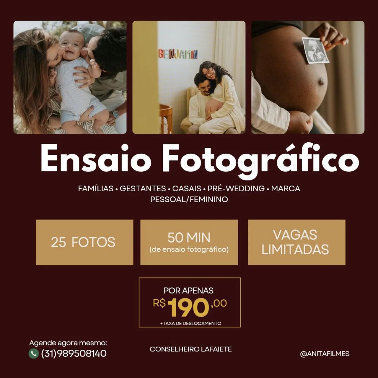 Ensaio Fotográfico em Conselheiro Lafaiete 